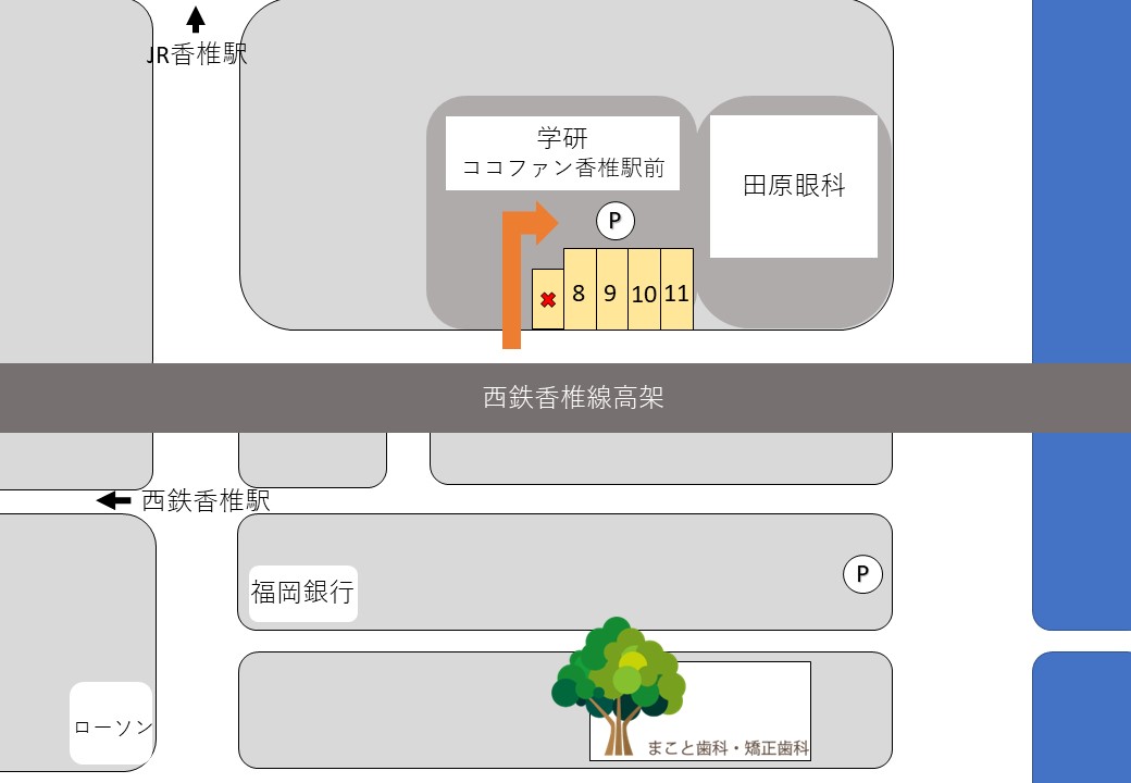 新しい専用駐車場のご案内　と　提携駐車場終了のご案内
